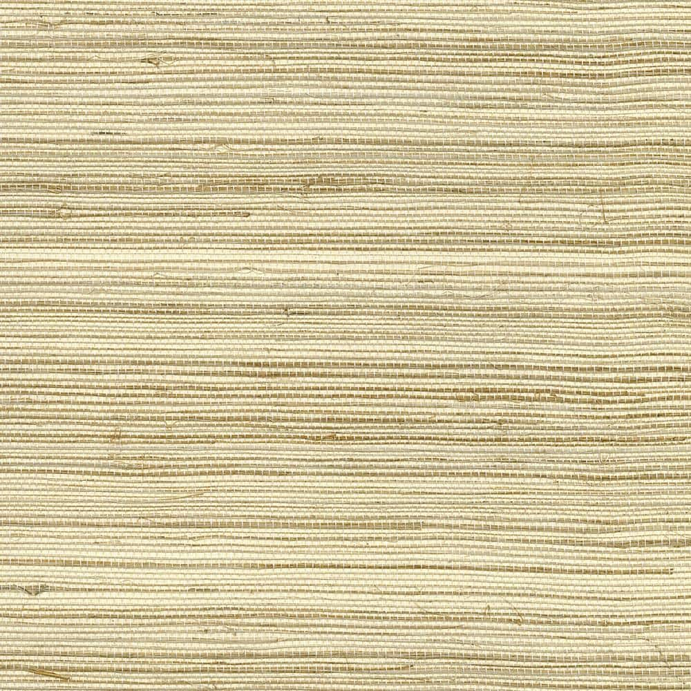 Kenneth James Changzhou Beige Grasscloth Wallpaper Sample 2732-80009SAM ...