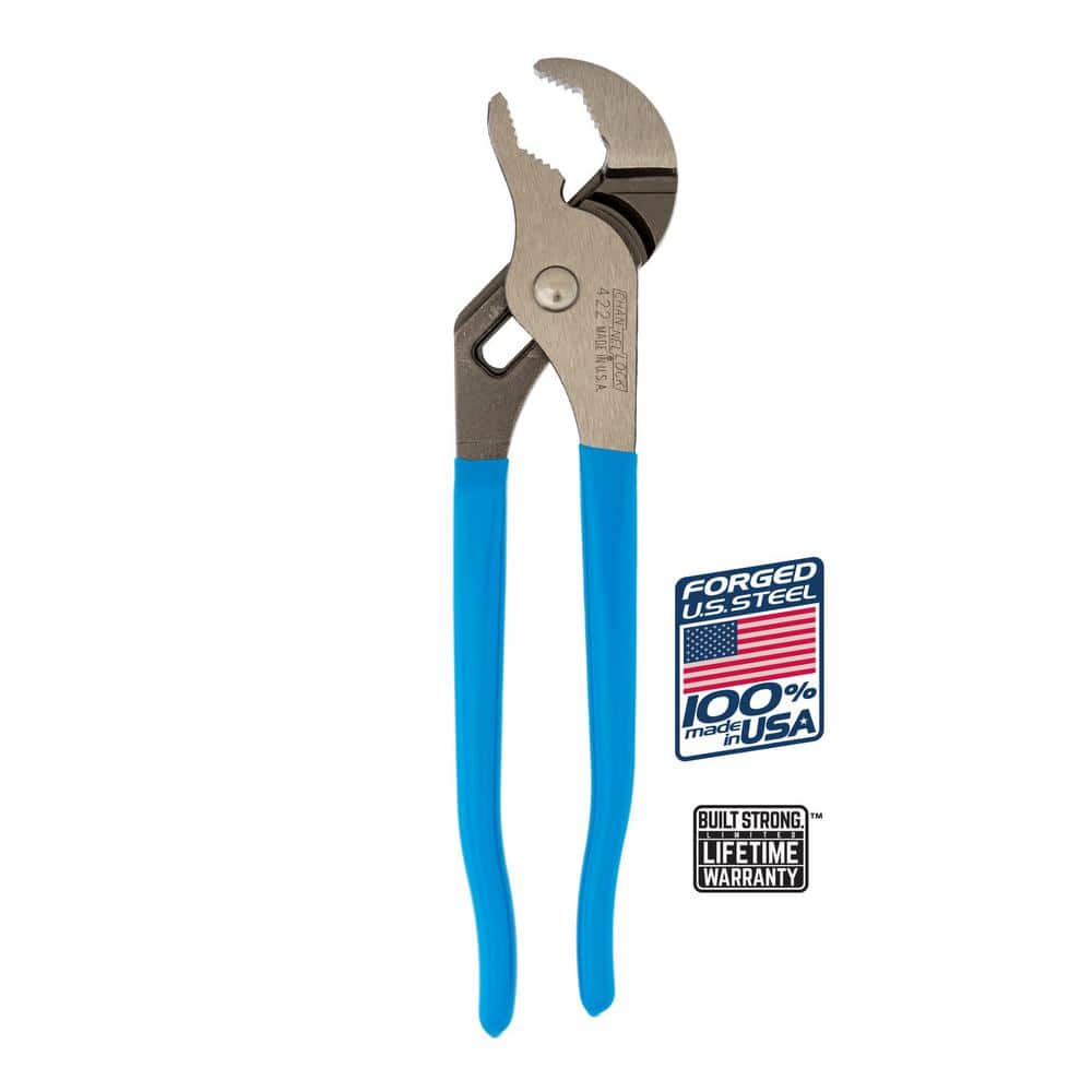 Channellock 9-1/2 in. V-Jaw Tongue and Groove Pliers -  422