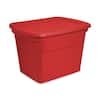 Brute 1836781 Storage Tote with Lid, Gray, 27-7/8 in L, 17-3/8 in W, 15 in  H #VORG7104474, 1836781