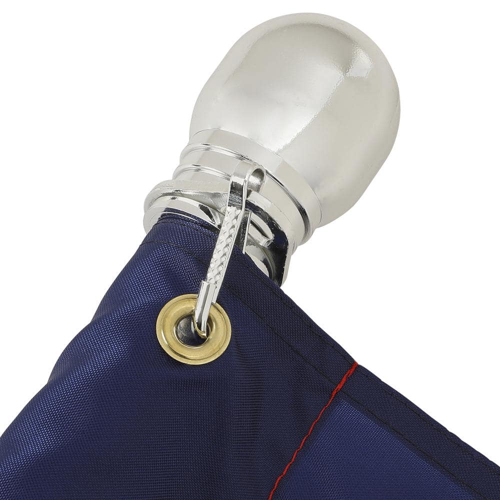 2.5 x 4 Feet American Nylon Flag with Aluminum Pole