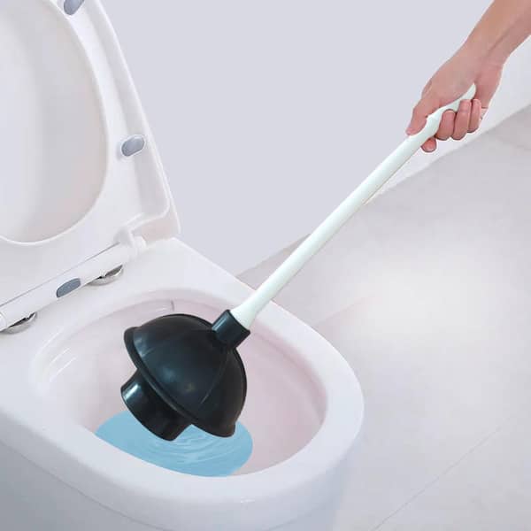 PRINxy Toilet Plunger,Bathroom Toilet Plunger Vacuum Pump Plunger Household  Toilet Suction Plunger,Suitable for Home,Office and Hotel Green 