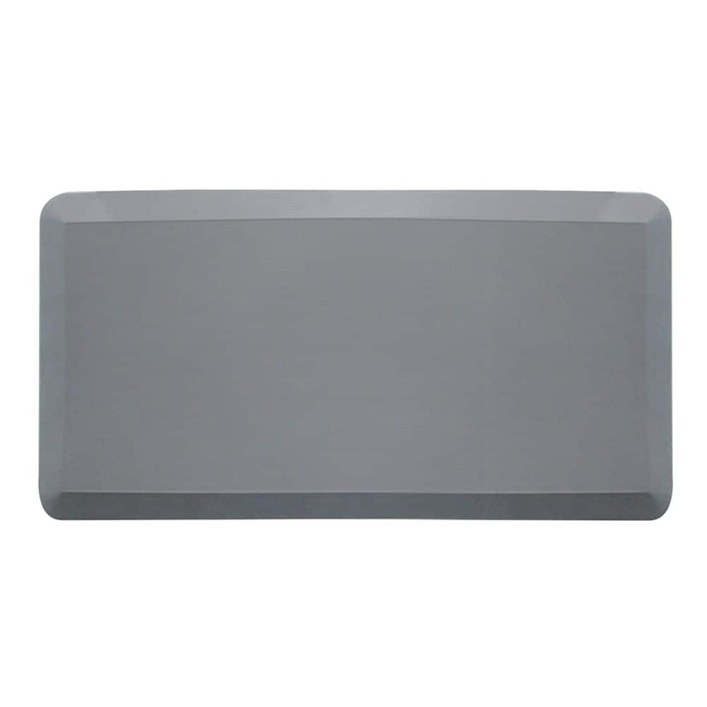 Grey 40 in. x 20.5 in. Anti Fatigue Kitchen Mat 87751 - The Home Depot