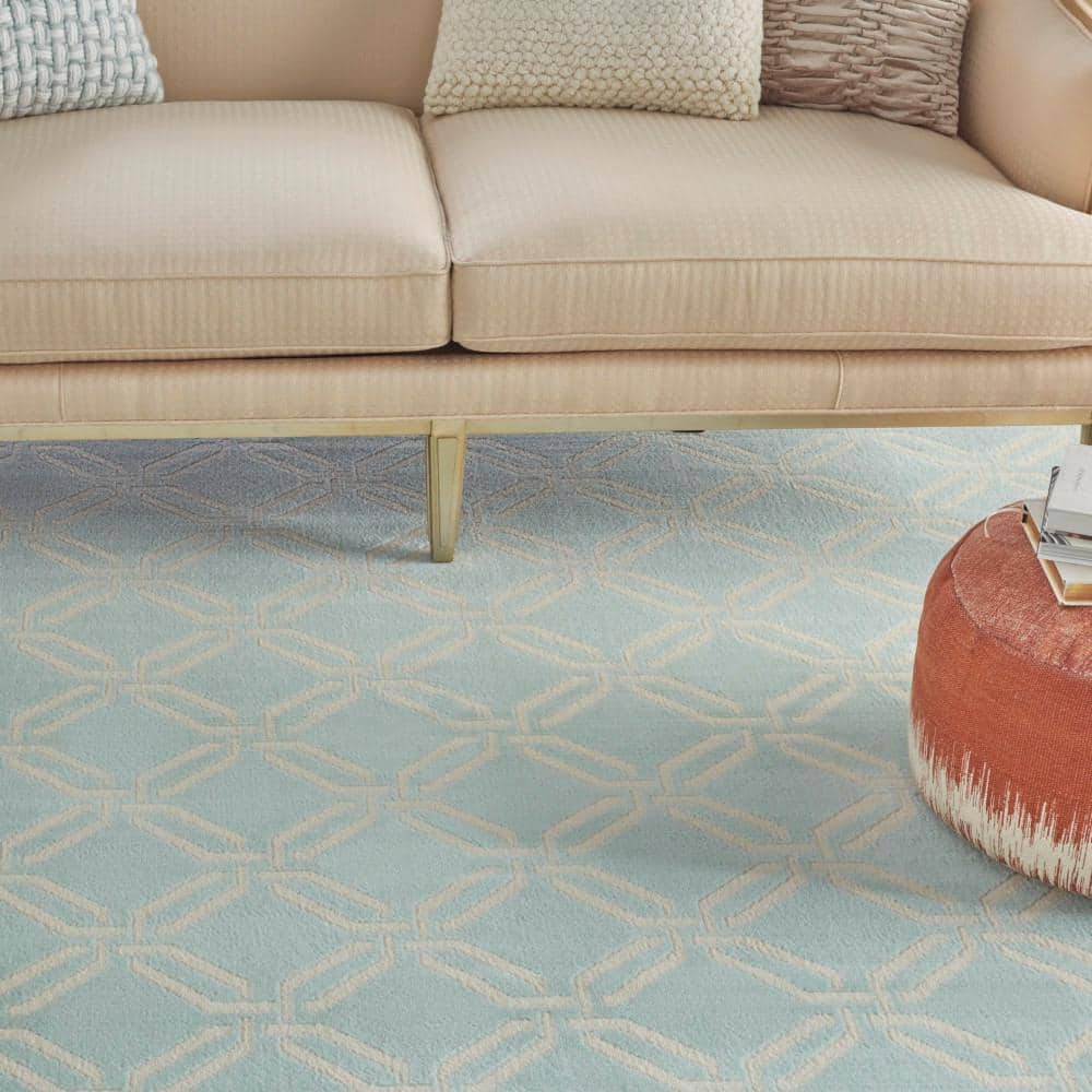 Moroccan Farmhouse Jubilant Green 8' x 10' Viscose Blend Area Rug