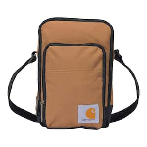 8.66 in. Crossbody Zip Bag Backpack Brown OS