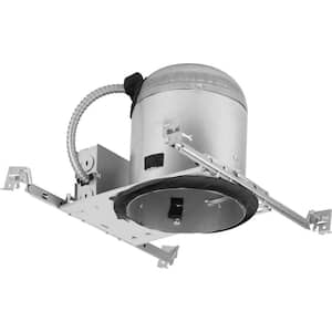 Progress Lighting 6 in. Steel Recessed Shallow Housing Can for Progress Lighting 6 in. Trim for Remodel Ceiling, 1 Pack