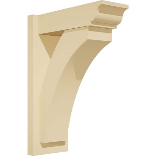 Ekena Millwork Thorton 7 in. W x 22 in. H x 16 in. D Signature Urethane Polyurethane Outlooker with Traditional Ends