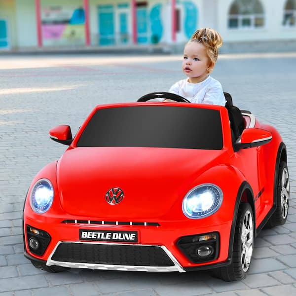Electric Kids Ride on Car VOLKSWAGEN Beetle 12v Rechargeable Mp3 Remote Control for sale online 