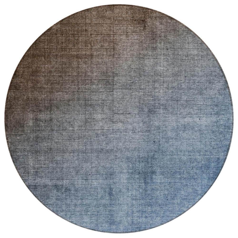 Multi-colored 8 ft. Round Woven Solid Color Round Indoor/Outdoor Area Rug price history on PriceWatchPro
