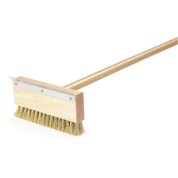 Fully Metal Detectable Long Handled Hand Brush with Medium