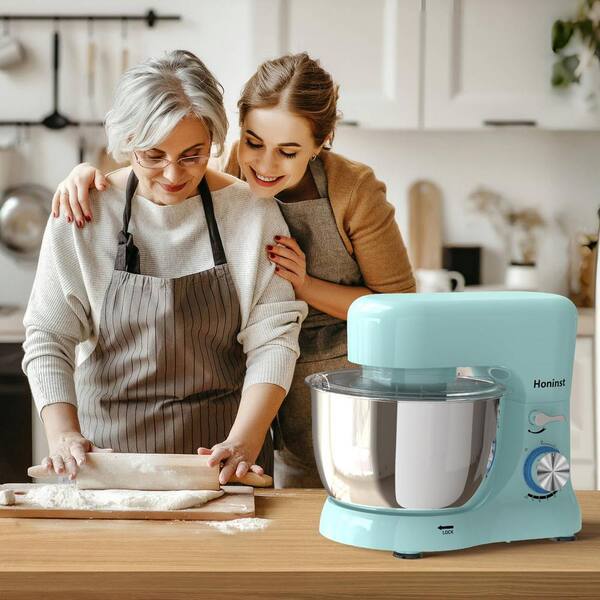 JEREMY CASS BigChef 5.5 Qt. 650-Watt 10-Speed Baby Blue Stand