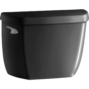 Wellworth Classic 1.0 GPF Single Flush Toilet Tank Only in Black Black
