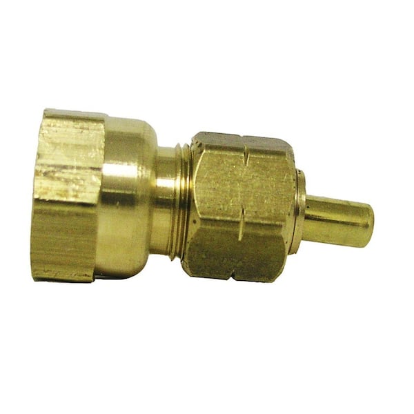 Everbilt 3/8 in. OD Compression x 3/8 in. FIP Brass Adapter Fitting