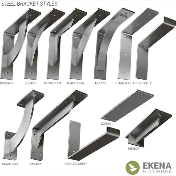 Ekena Millwork 8 in. x 2 in. x 8 in. Stainless Steel Unfinished