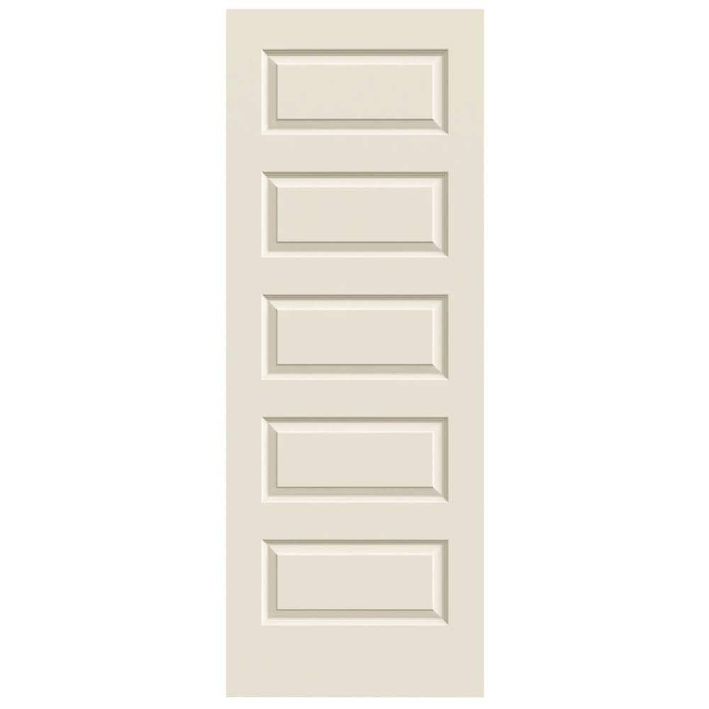 28 in. x 80 in. Rockport Primed Smooth Molded Composite MDF Interior Door Slab -  JELD-WEN, THDJW137400009