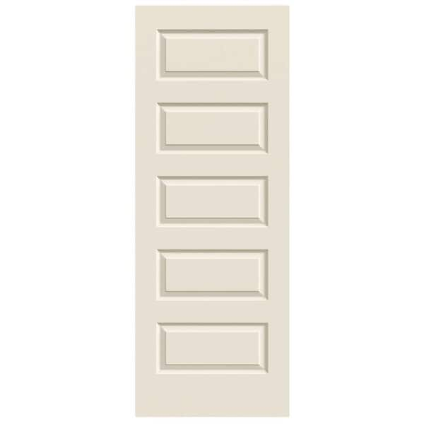 JELD-WEN 32 in. x 80 in. Rockport Primed Smooth Molded Composite MDF Interior Door Slab