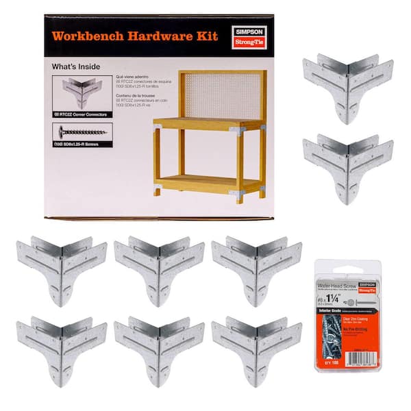 Simpson Strong-Tie WBSK Workbench and Shelving Hardware Kit