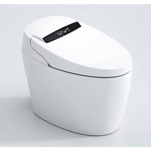 Dyiom Smart Toilet with bidet built in Auto Open/Close Lid Heated Seat 1-Piece Modern Bidet Toilet with Voice control
