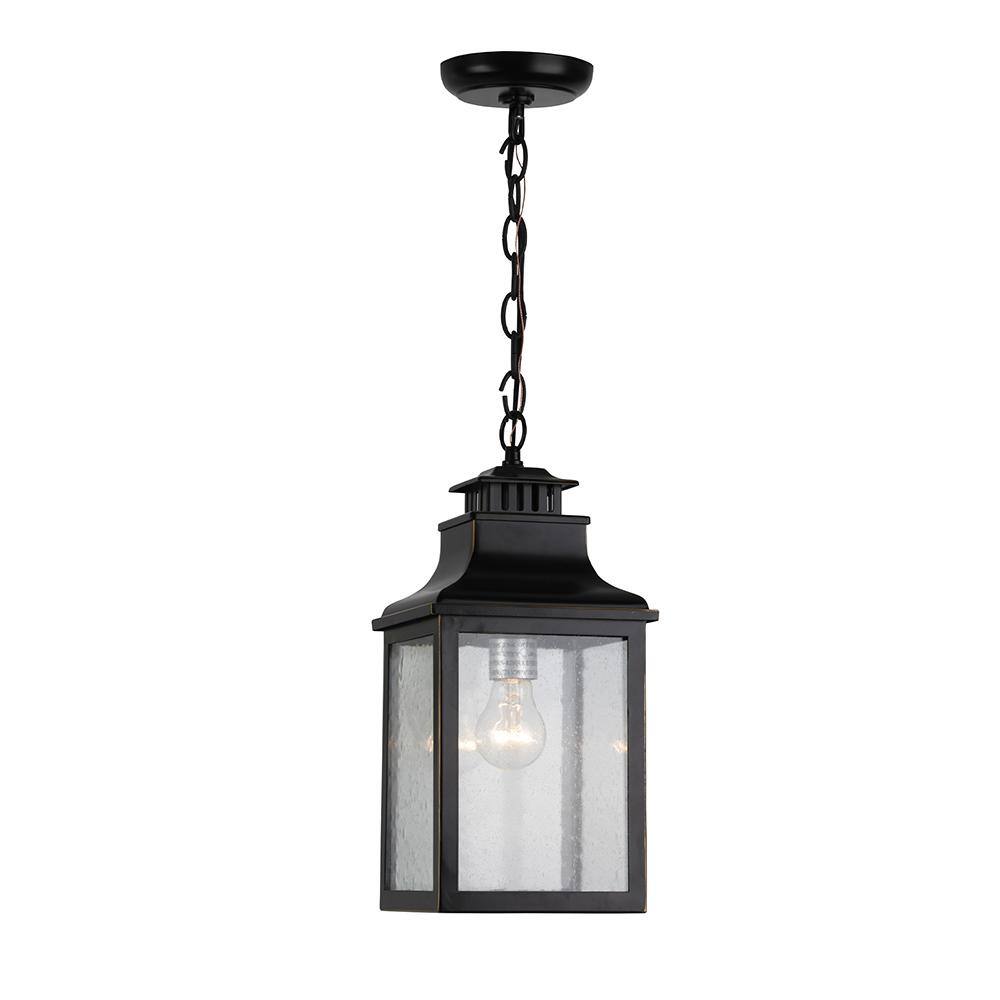 Reign Black Dusk to Dawn Outdoor Hardwired Lantern Sconce PTEL2282IB-MH ...