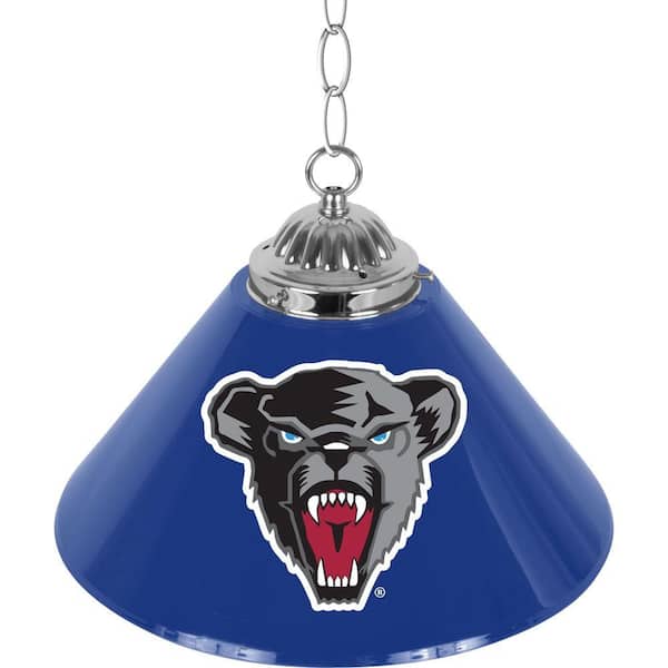 Trademark Global University of Maine 14 in. Single Shade Stainless Steel Bar Lamp