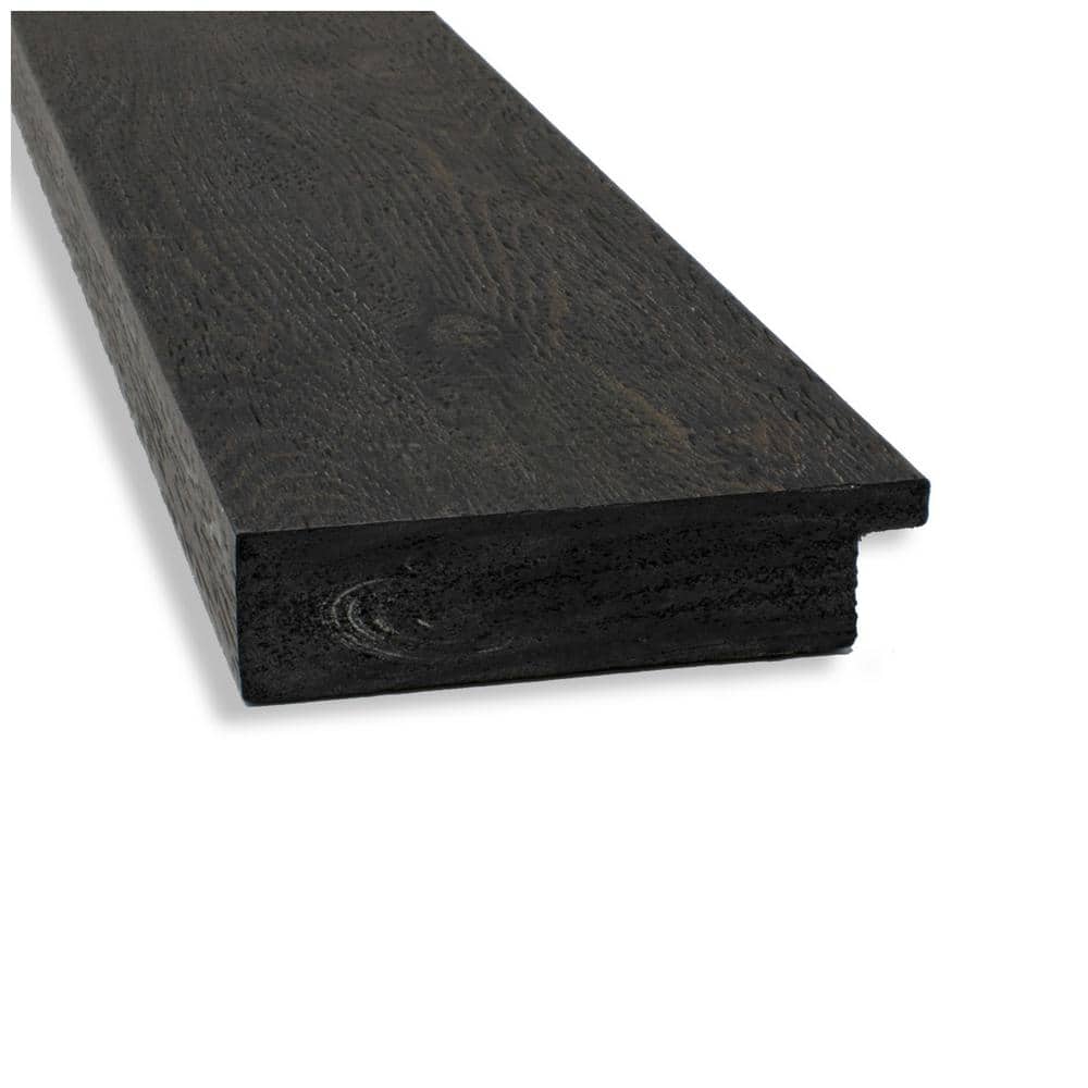 Rustic Plank Espresso Rectangular Wood Bathroom Vanity Mirror