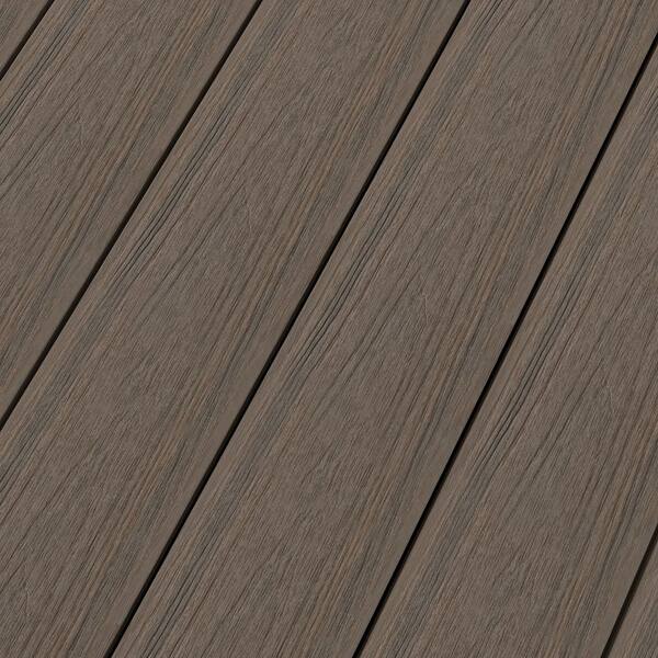 NewTechWood Naturale Magellan Series 1 in. x 5-1/2 in. x 0.5 ft. Brazilian Ipe Composite Decking Board Sample with Groove