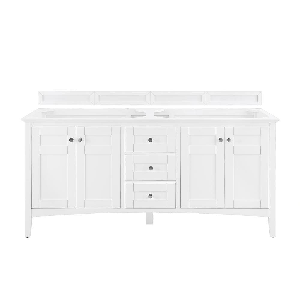 Palisades 71 in. W x 23 in. D x 34 in. H Double Vanity Cabinet Without Top 