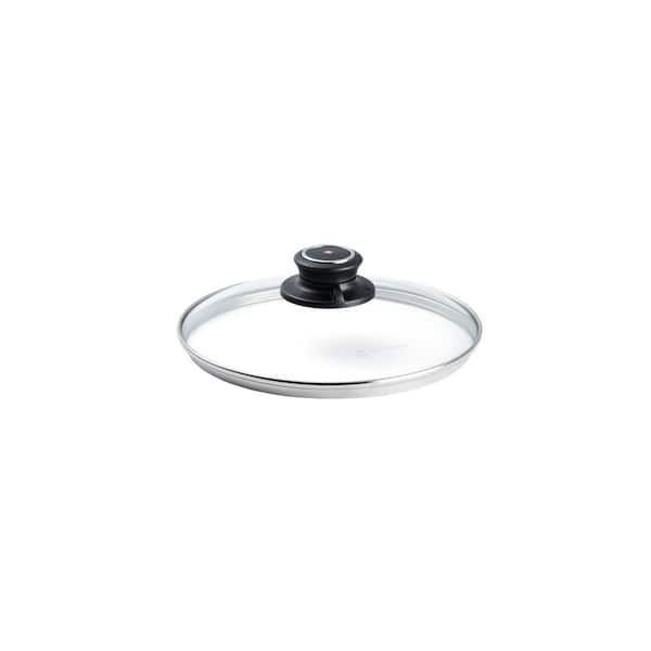 Swiss Diamond 8 in. Tempered Glass Lid with Vented Steam Knob