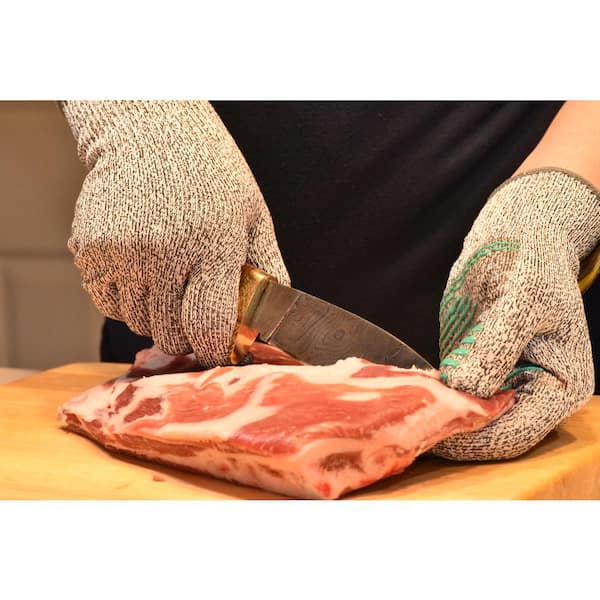 Protective Cut Resistant Gloves Level 5 Certified Safety Meat Cut Wood  Carving B