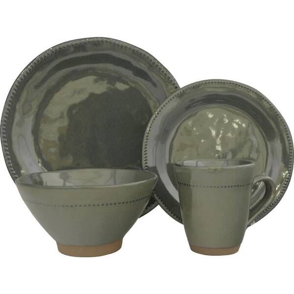 Sango Cyprus Jade 16-Piece Dinnerware Set