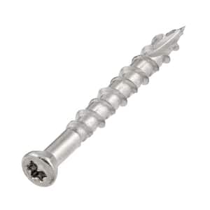 Marine Grade Stainless Steel #7 X 1-5/8 in. Wood Trim Screw 5lb (Approximately 900 Pieces)