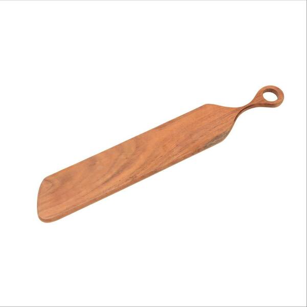 Long Handle Acacia Wood Cutting Board,  Charcuterie Board with Hanging Loop, 4.5 x 0.75 x 27.5 Inches