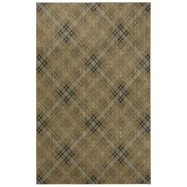 Mohawk Home Russell Earth 6 ft. x 9 ft. Plaid Area Rug