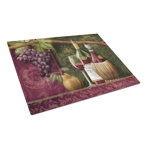 Wine Chateau Roma Tempered Glass Large Cutting Board