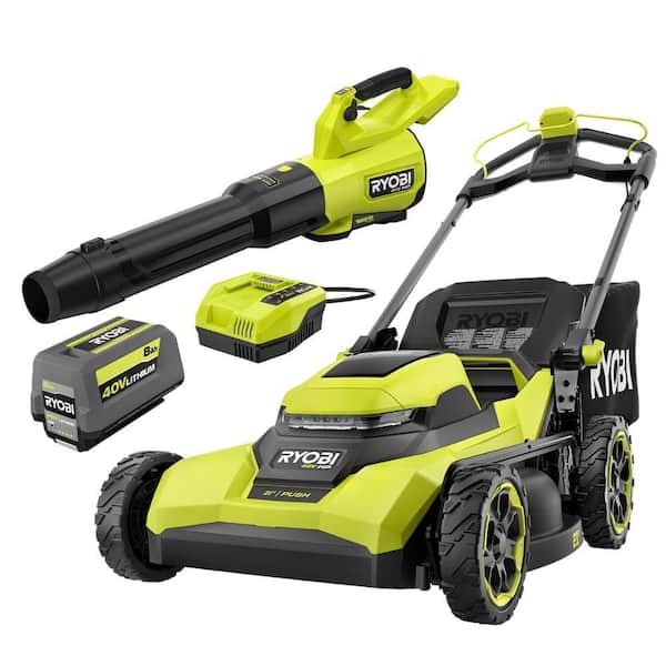 RYOBI 40V HP Brushless 21 in. Cordless Battery Walk Behind Push