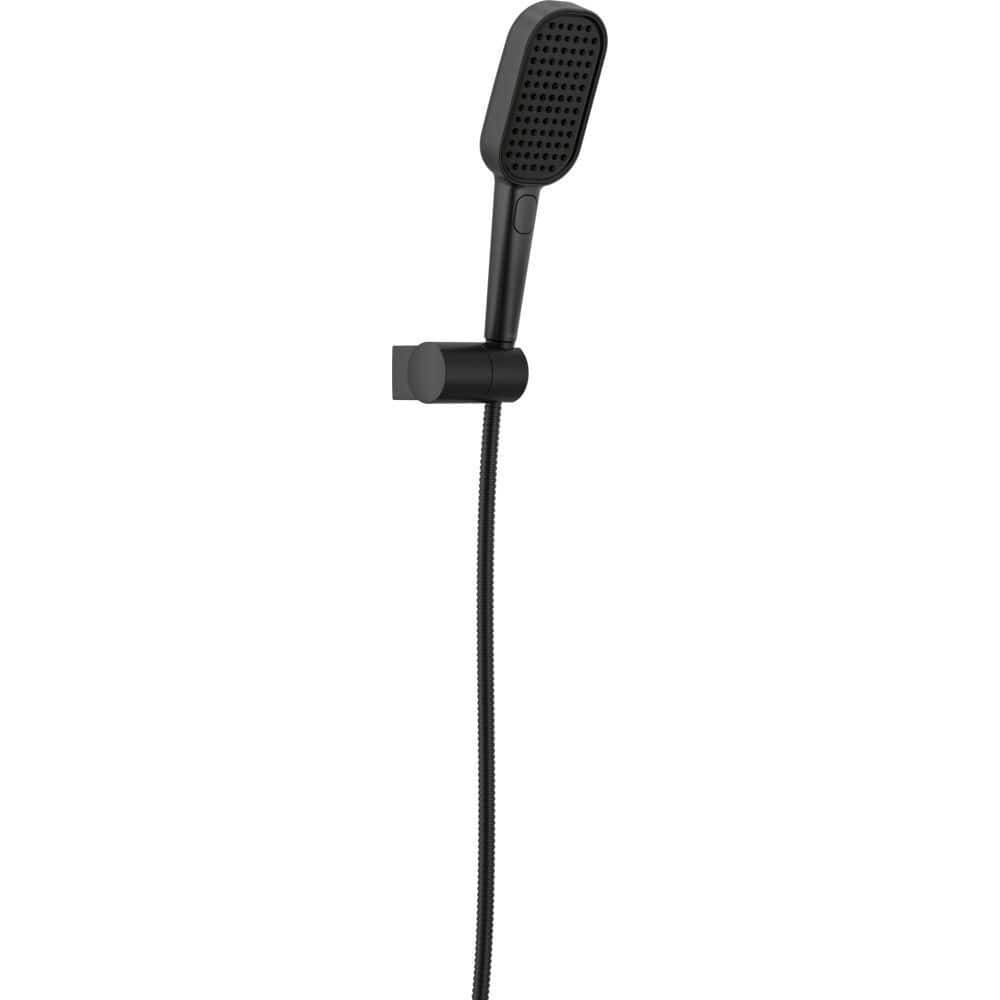 FeatherRain Spray 4-Spray Wall Mount Handheld Shower Head 1.75 GPM in Matte Black price history on PriceWatchPro