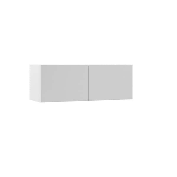 Hampton Bay Designer Series Edgeley Assembled 33x12x12 in. Wall Kitchen Cabinet in White