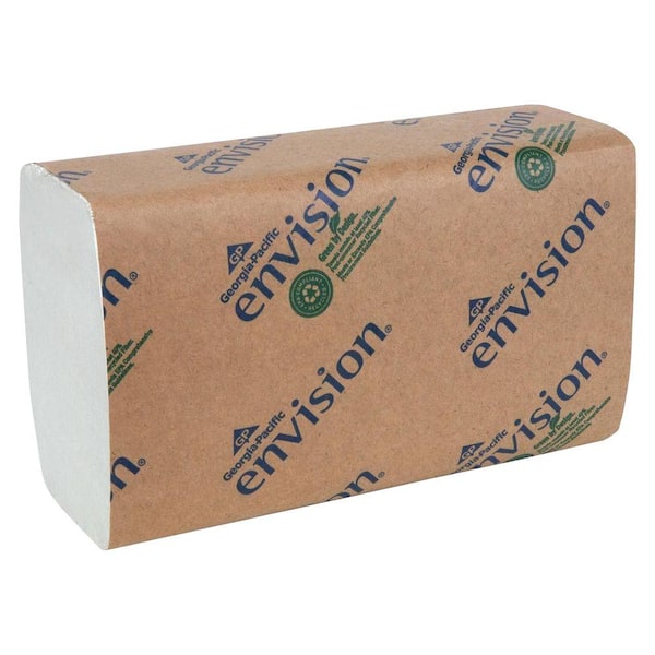 Georgia-Pacific Envision White Single-Fold Paper Towels (4000 per Carton)