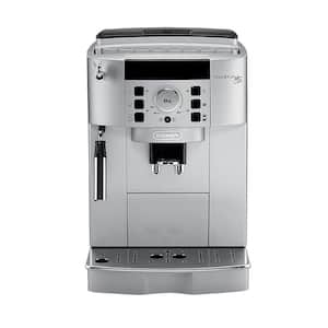 Magnifica XS Compact Fully Automatic Black and Silver Espresso Machine and Cappuccino Maker