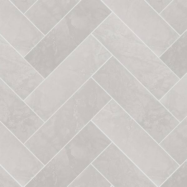 Reviews For Florida Tile Home Collection Michelangelo Grey 3.75 In. X ...