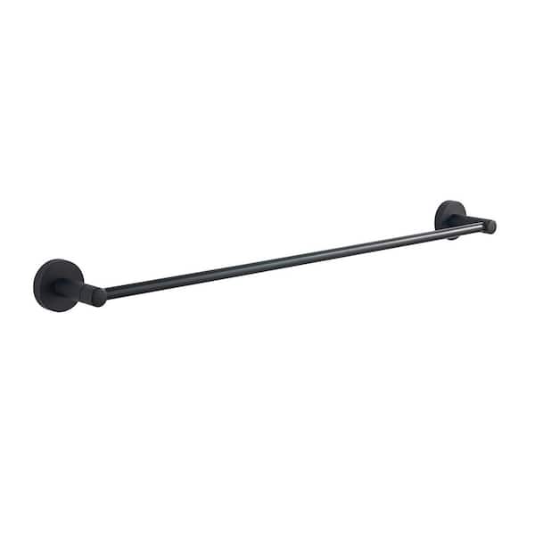 Azure 20.5 in. Wall Mounted Towel Bar-Matte Black Finish