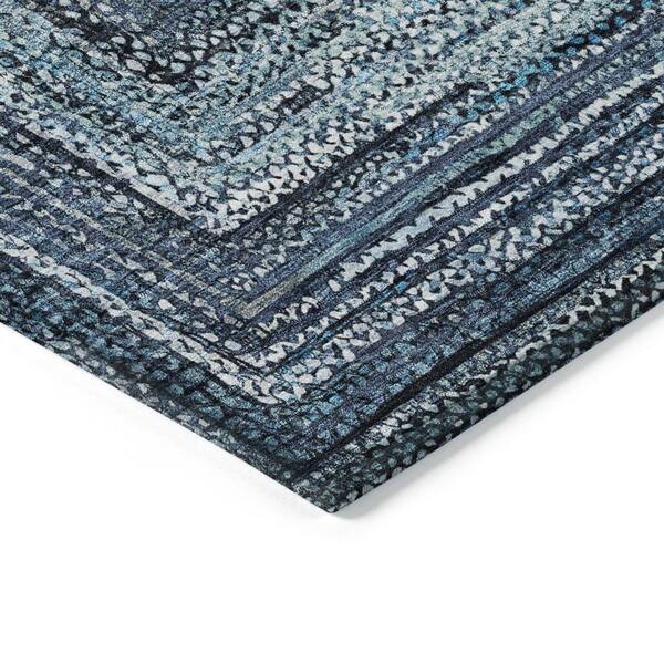 Chantille Machine Washable Indoor/Outdoor Abstract ACN1725 Blue 2 ft. 3 in. x 7 ft. 6 in. Runner Rug