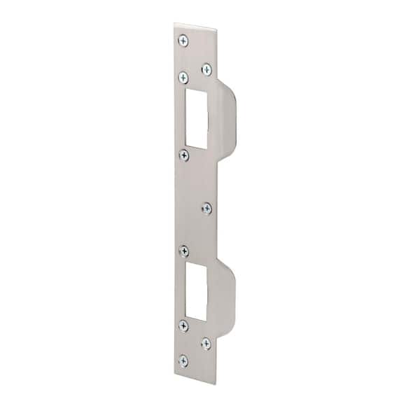 Steel Prime-Line MP2232-5 Standard Latch Strike 5 Piece 1-5/8 in Pack of 5 Brass Plated Finish 