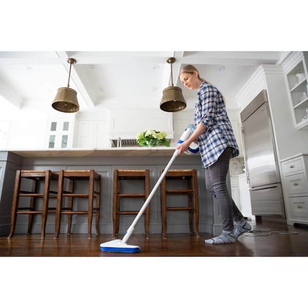 Steam Mop 001,for Hard Floor Cleaning with 2 Mop Pads, 410ml Water Tan
