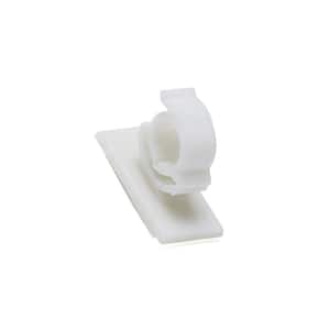 Adhesive 1-3/16 in. White Utility Hook (6-Pack)