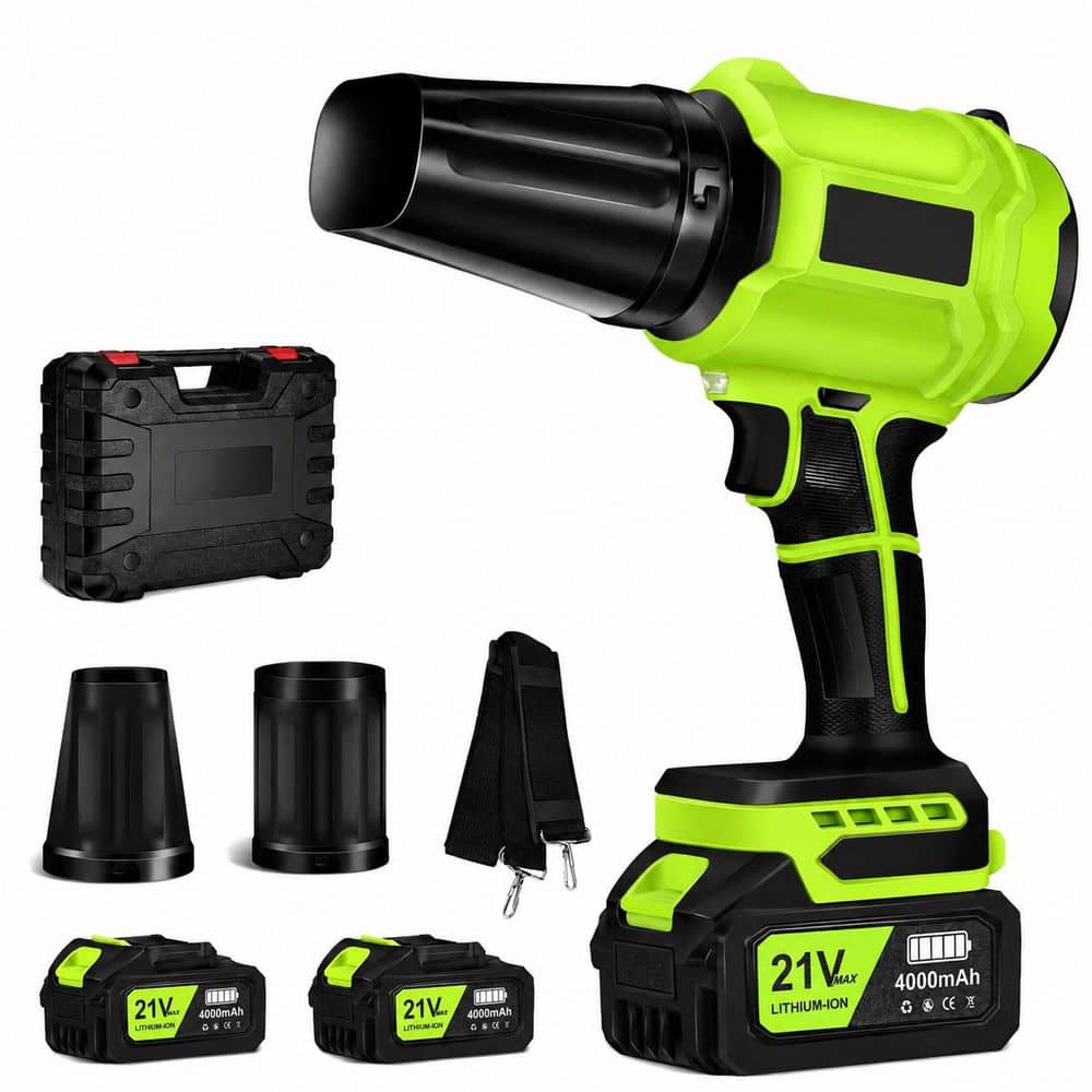 Leaf Collecting Tool Cordless Electric Blower 800,000 RPM Powerful Motor 2 Extended Nozzles for Lawn Snow Dust price history on PriceWatchPro