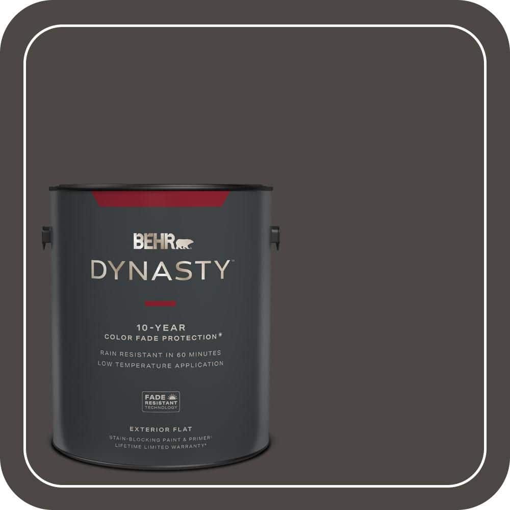 1 gal. #780F-7 Stealth Jet Flat Exterior Stain-Blocking Paint & Primer price history on PriceWatchPro