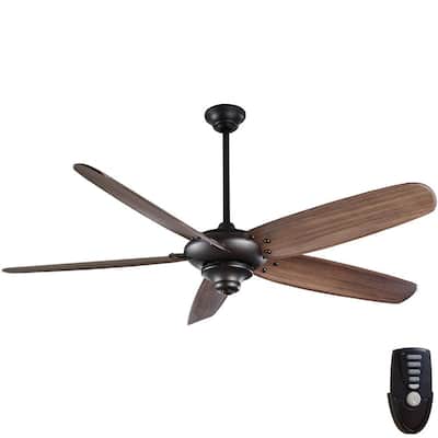 Indoor Ceiling Fans Without Lights The Home Depot - Flush Mount Ceiling Fan Without Light Bronze