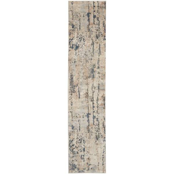 Reviews for Nourison Concerto Beige Grey 2 ft. x 16 ft. Abstract