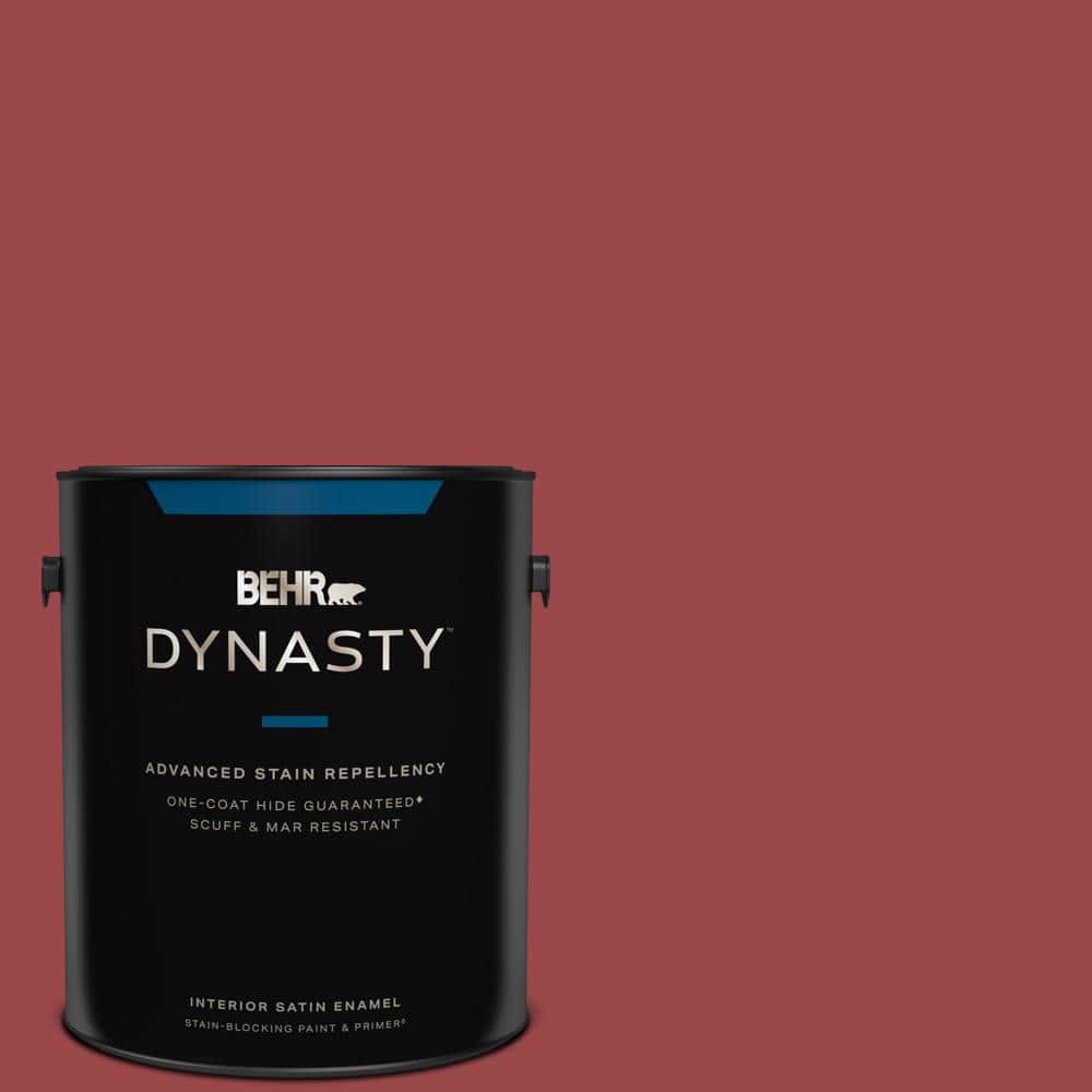 BEHR DYNASTY 1 gal. 150D7 Regal Red Satin Enamel Interior Stain