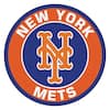 FANMATS New York Mets Blue 2.25 ft. Round Area Rug 31462 - The Home Depot